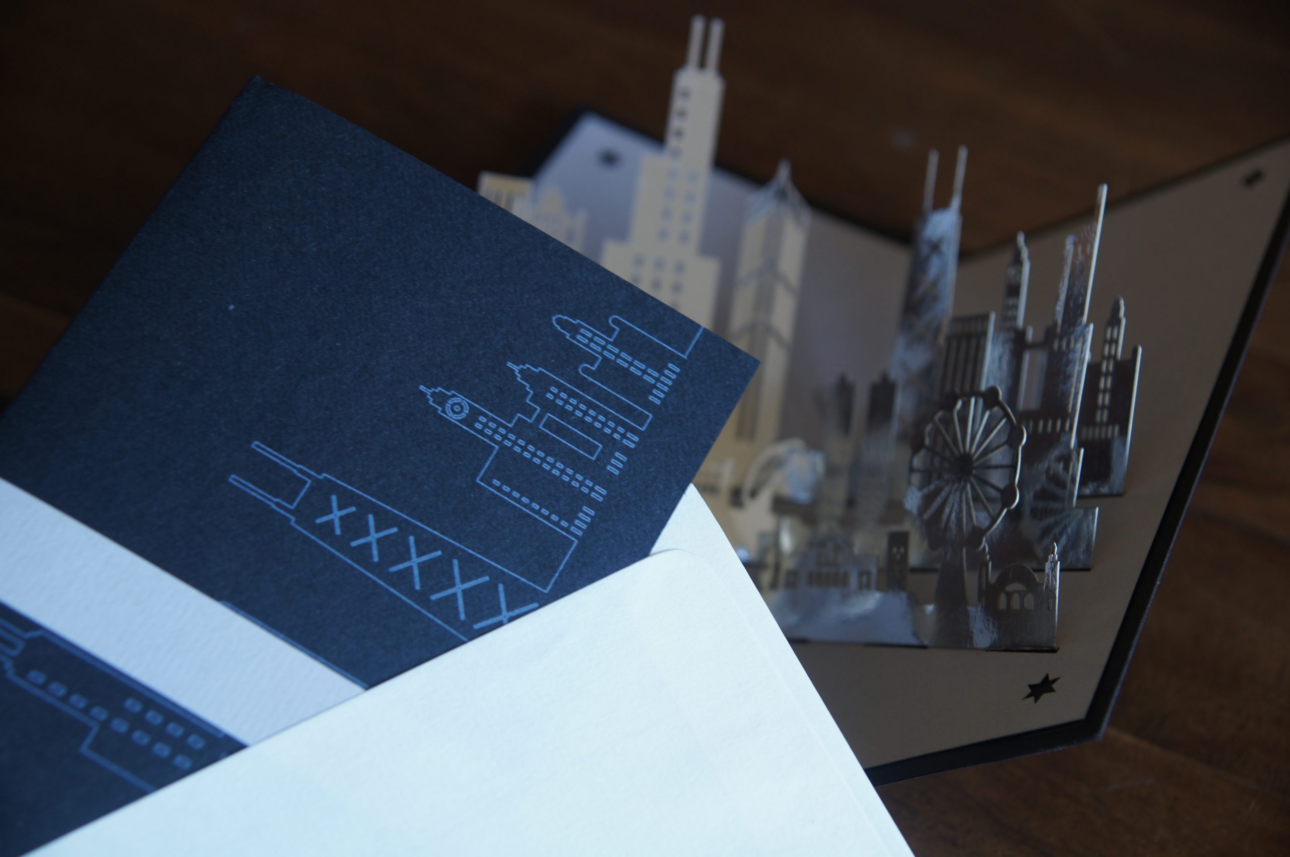 Chicago Skyline 3D Card - Image 5