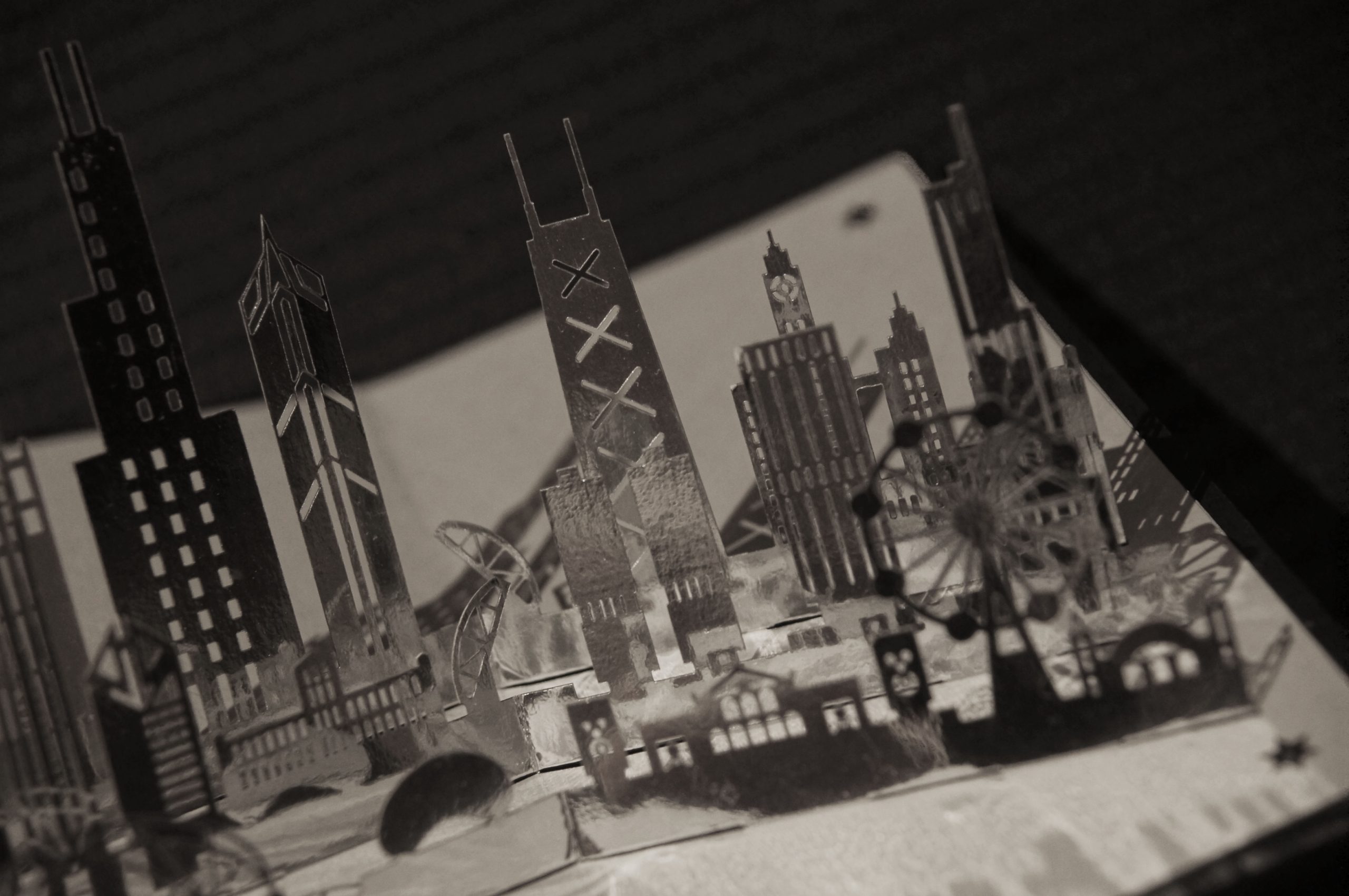 Chicago Skyline 3D Card - Image 4