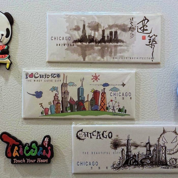 芝加哥城市紀念磁鐵 Chicago City Magnet