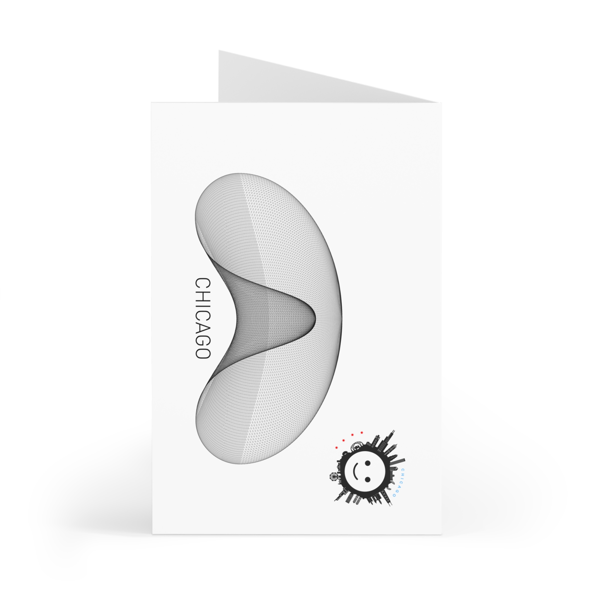 Chicago Skyline_Halloween & Bean Greeting Cards - 7 Pack - Image 2