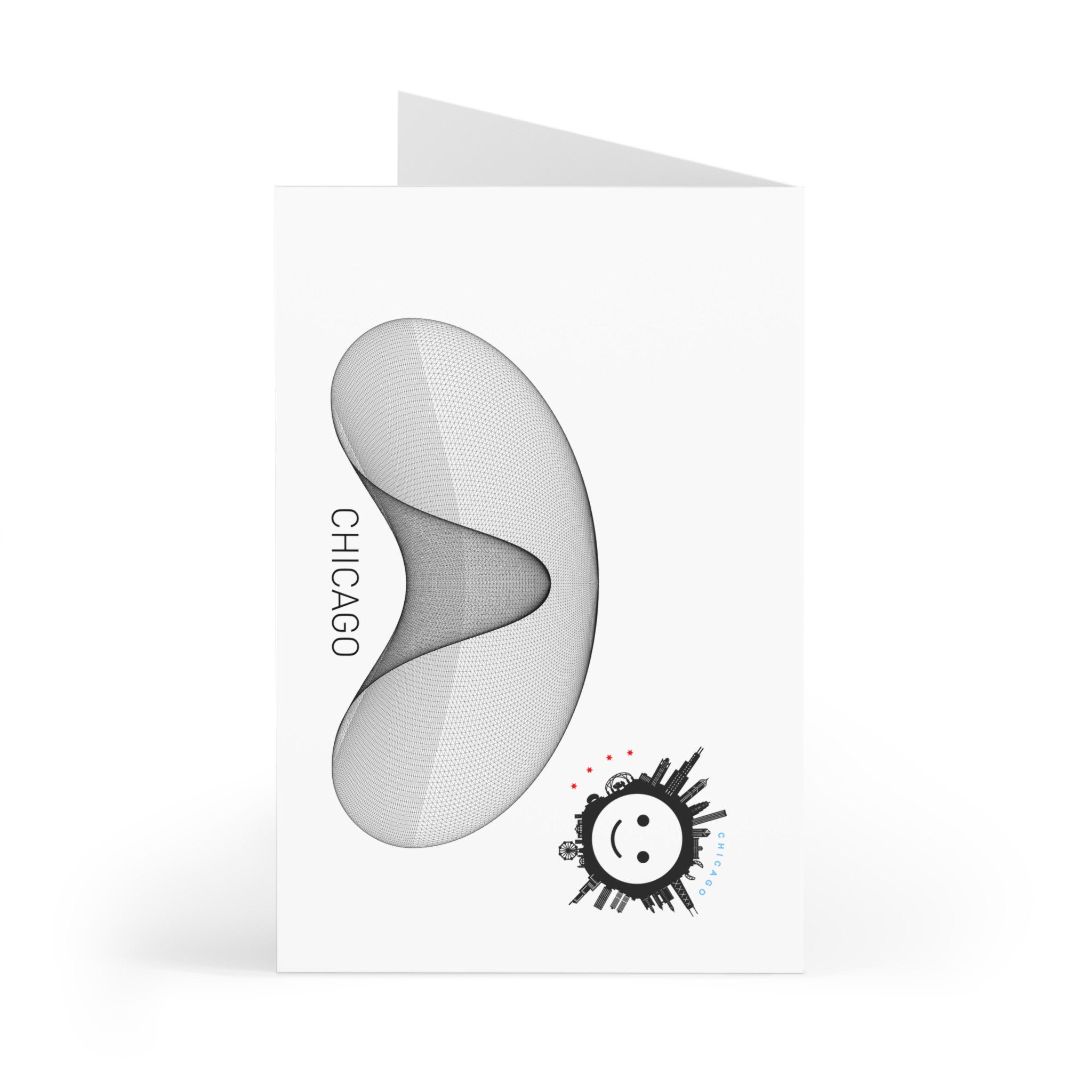Chicago Skyline_Ink & Bean Greeting Cards - 7 Pack - Image 2