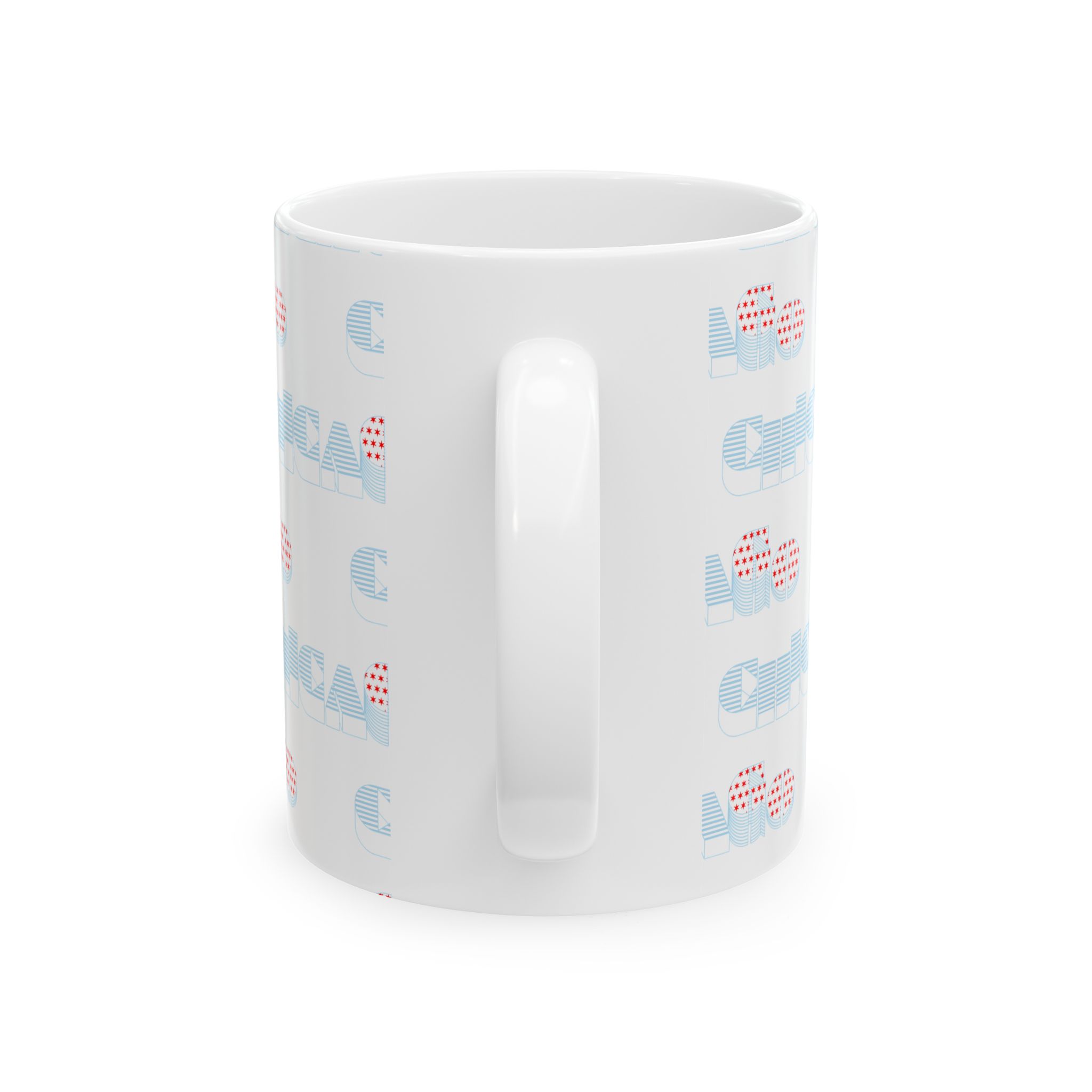 Chicago Flag Ceramic Mug - Perfect Gift for Travelers & Coffee Lovers - Image 2