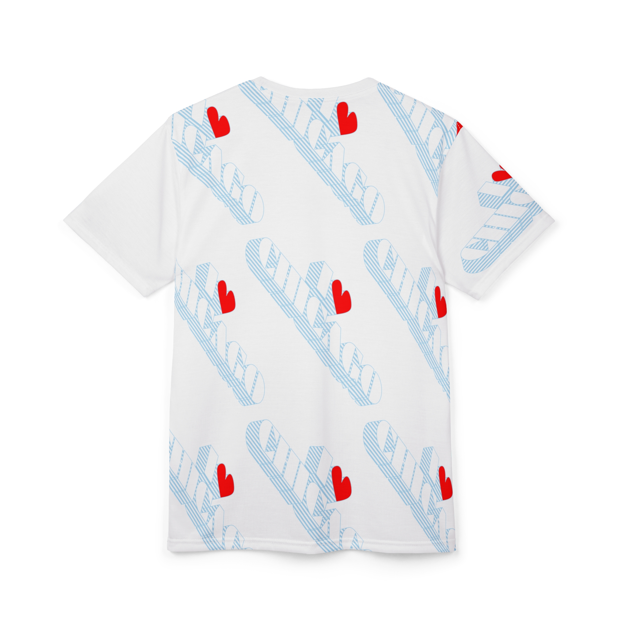 Chicago Heart_ Unisex Cut & Sew Tee - Fun Graphic T-Shirt for Casual Style - Image 4