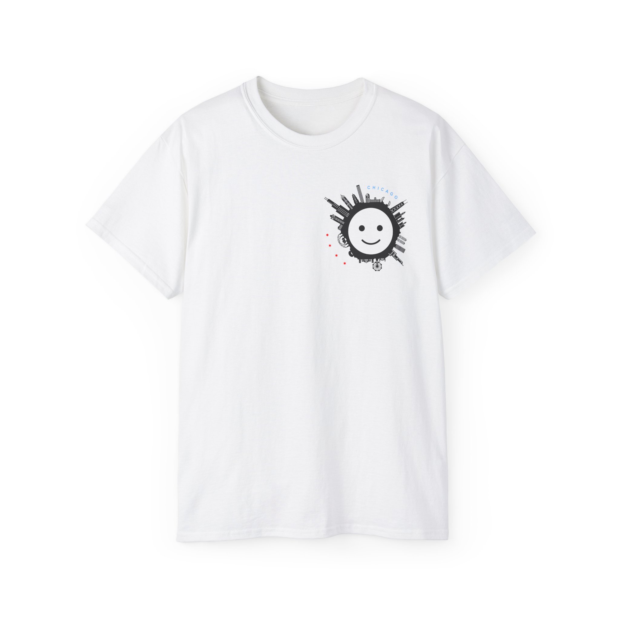 Chicago Skyline Smiley T‑Shirt - Image 3
