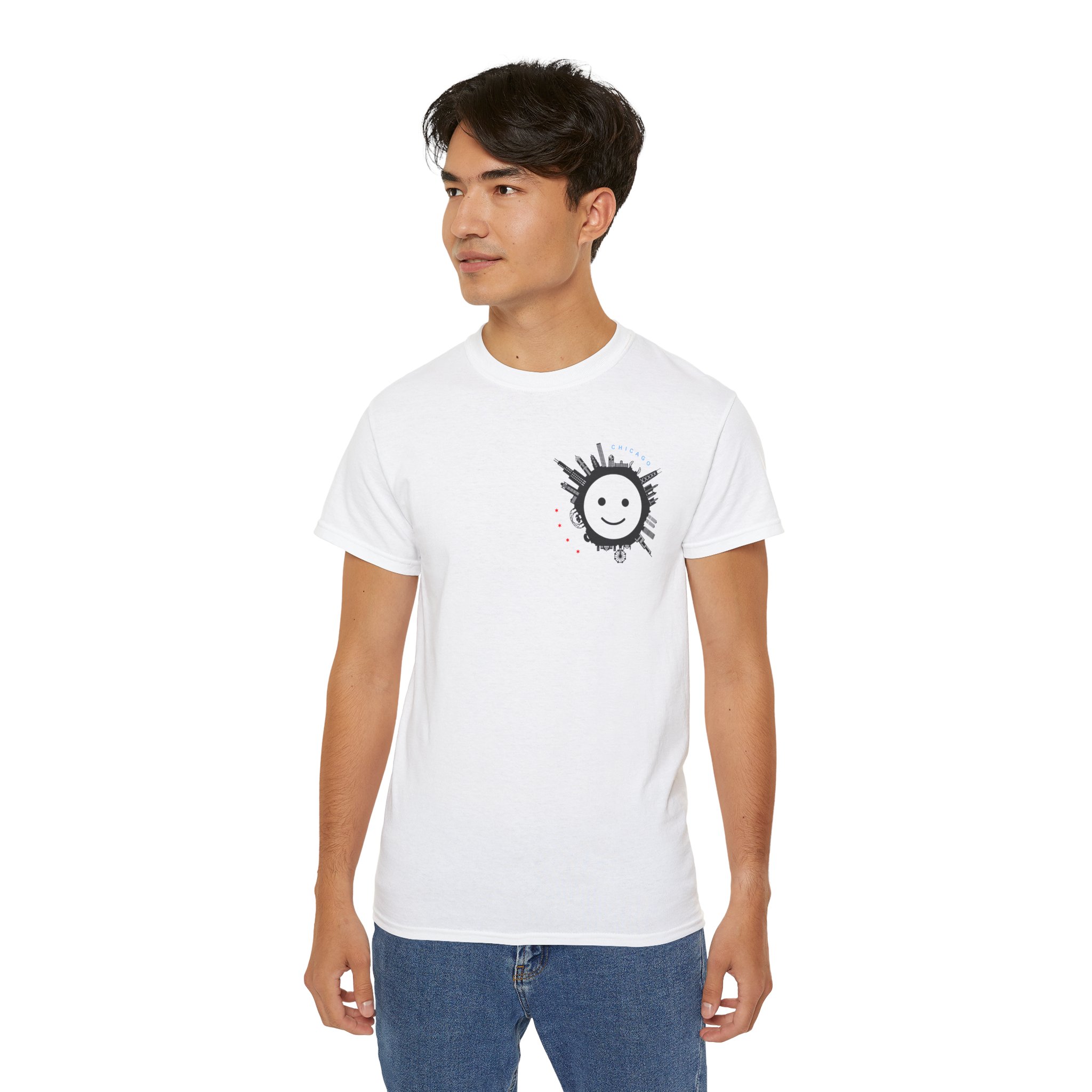 Chicago Skyline Smiley T‑Shirt - Image 7